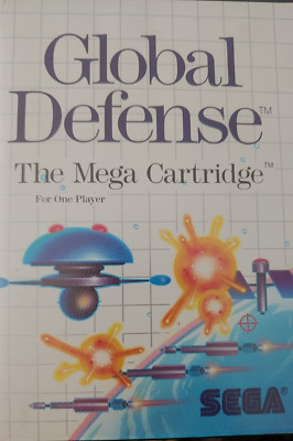 Global Defense (1986) Sega Master System (Box, Modul, Manual) works classic CIB