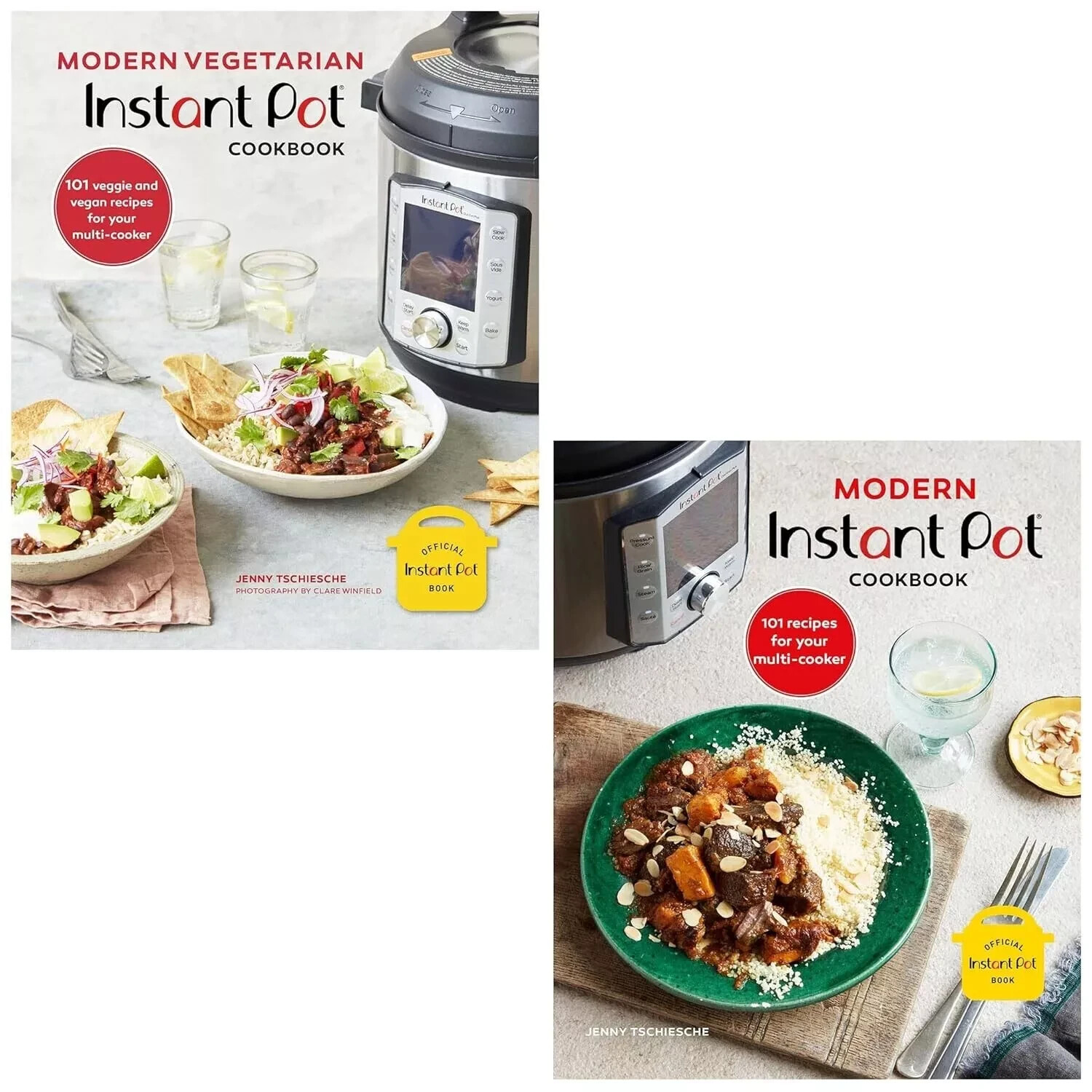 B&Q - Modern Instant Pot Cookbook & Vegetarian Instant Pot 2 Book Set By Jenny Tschiesche - Image 6