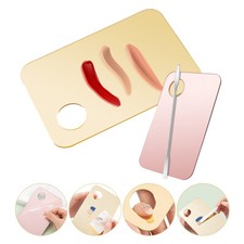 Liquid Foundation Color Palette with Rod Makeup Mixed Tools Oil Paint Palette