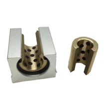 4 pcs SBR20UU Brass Router Linear Rail Block Bearing Carriage for SBR20 Linear