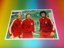 Held + Kostedde + Rausch Kickers Offenbach signed autograph 20x28 photo