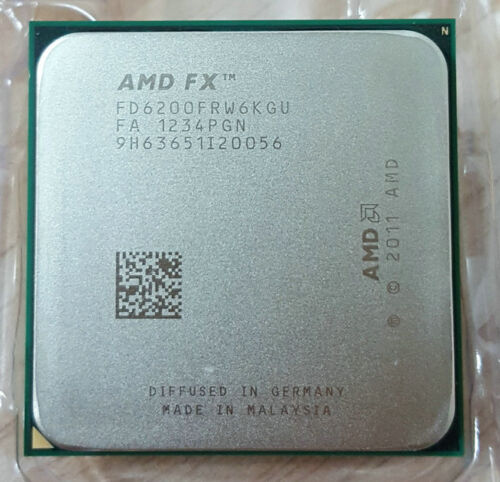 Processeur AMD FX-6200 3,8 GHz six cœurs (FD6200FRGUBOX) socket A, socket AM3+ - Photo 1 sur 1