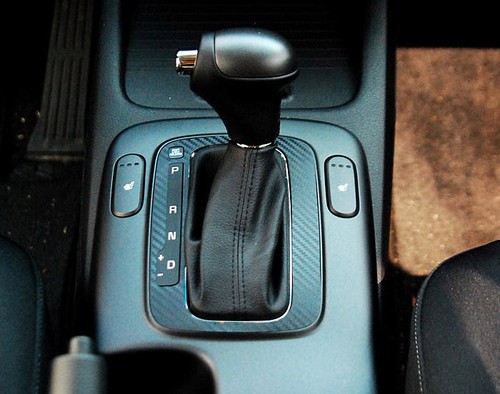 Carbon Black Gear Panel Decal Sticker 1p For 14 15 Kia Forte Koup : K3 Koup 2d - Picture 3 of 4