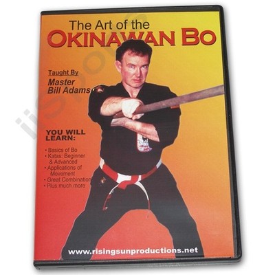 Art of Okinawan Karate Bo Staff kobudo kata & techniques DVD Bill Adams