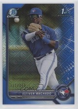 2022 Bowman Chrome Prospects Mega Box Blue Mojo Refractor Estiven Machado 0q4s
