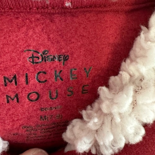 Sudadera con Capucha Mickey Mouse Roja Polar Forever Original Clásica Disney WDW - Imagen 4 de 7