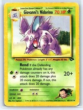 GIOVANNI'S NIDORINO 45/132 GYM CHALLENGE UNLIMITED HP on eBay