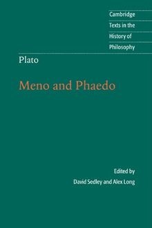Plato: Meno and Phaedo (Cambridge Texts in the Hist... | Buch | Zustand sehr gut