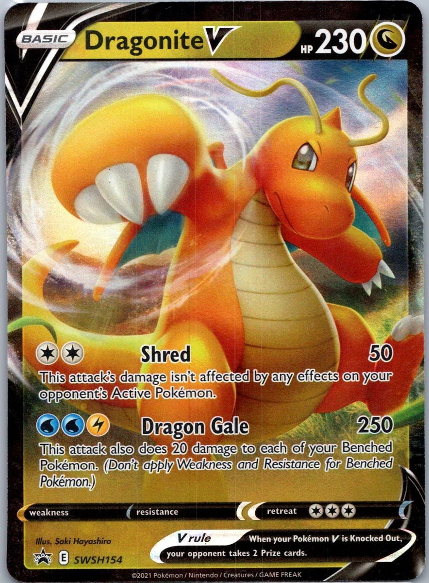 Dragonite V SWSH154 SWSH: Sword & Shield Promo Cards for sale | eBay