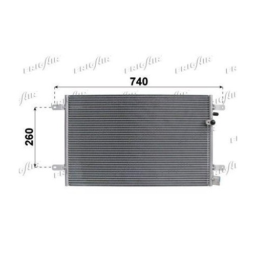 Condenseur climatisation Frigair 0810.3041 climatiseur voiture VW