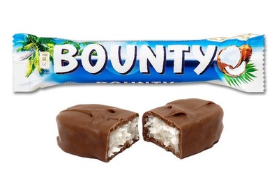 7PCS X Bounty Coconut Bar Milk Chocolate - 57 GRAM HALAL