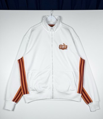 + Vintage Y2K Shady Ltd Eminem Track Jacket - White/Orange - Medium Fits Large