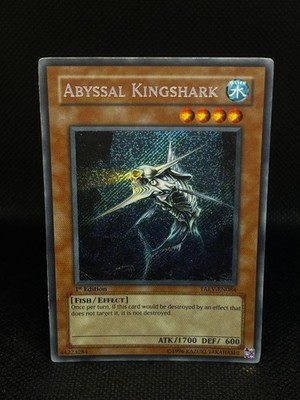Abyssal Kingshark Secret Rare 1st Edition TAEV-EN084 LP Yugioh
