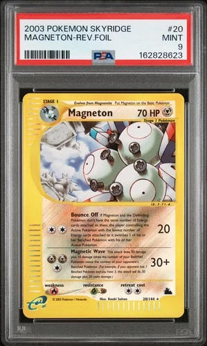 Pokemon Magneton Reverse Holo Skyridge 20/144 PSA 9 Mint