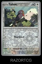 TAILLOW 156/182 C DESTINED RIVALS POKEMON REVERSE HOLO NM/M