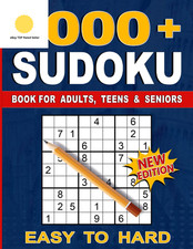 1000+ Sudoku Puzzles for Adults: a Book with More than 1000 Sudoku Puzzles From