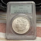 1885-O MS62 $1 Morgan Silver Dollar Uncirculated PCGS green label No Reserve