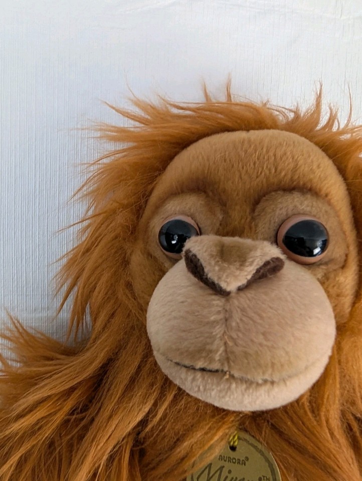 Aurora Miyoni Baby Orangutan Stuffed Animal - 11-Inch Realistic Plush Toy