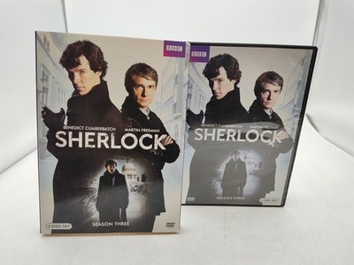 BBC-Sherlock: Season Three/3 (DVD, 2014) 2 Disc Set-Benedict Cumberbatch