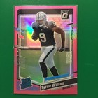 Tyree Wilson  #363 2023 PANINI DONRUSS RAIDERS Rated Rookie Pink Optic