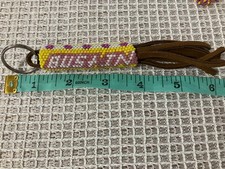 handmade beaded keychains