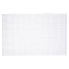 6pcs 13"x20" Plastic Mesh Canvas Sheet 8 Count Blank Canvas Square White New