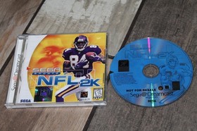 NFL 2K FOOTBALL CIB COMPLETE WITH Manual - Sega Dreamcast TESTED! FREE SHIPPING!