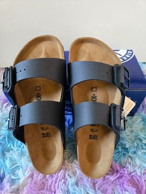 Birkenstock Arizona Birko-Flor Black Unisex Sandal EU 39 US 8 NEW IN BOX 0051791