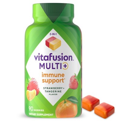 Vitafusion Multi+ Immune Support*   2-in-1 Benefits & 90 Count (Pack of 1) 
