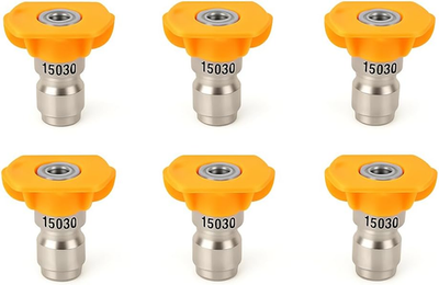 #ad #ad Yellow Pressure Washer Tips 15 Degree Stainless Steel Pressure Washer Nozzle Ti $19.99