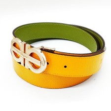Ferragamo Belt Yellows Greens Leather 3359233