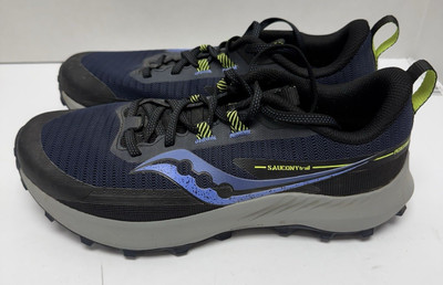 Saucony Peregrine 13 ST Night/Fossil Trail Runners Shoes