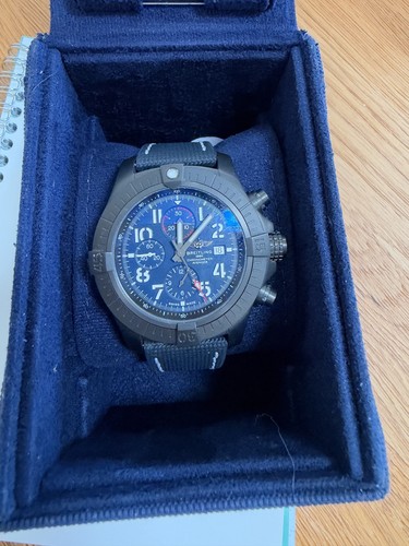 Breitling Super Avenger Chronograph 48 Excellent Condition  V13375 Box & Papers