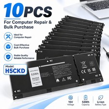 10pc H5CKD Laptop Battery 53Wh for Dell Inspiron 5406 7405 7306 7506 2in1 Series