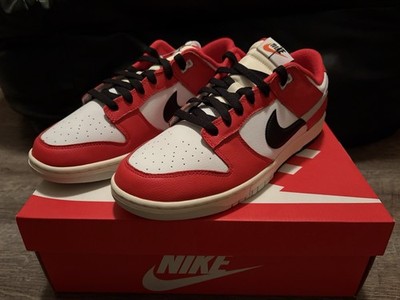 Nike Dunk Low Men's Size 10.5 Sneakers PRM Chicago Split, DZ2536-600