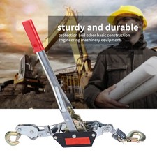 2 Ton Wire Rope Puller Sturdy Galvanized Iron Cable Puller Heavy Duty Hand Tool
