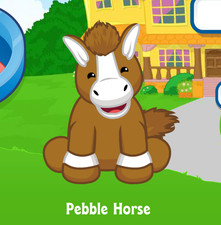 Webkinz Pebble Horse Virtual PET Adoption Code Only Messaged Webkinz Brown Horse