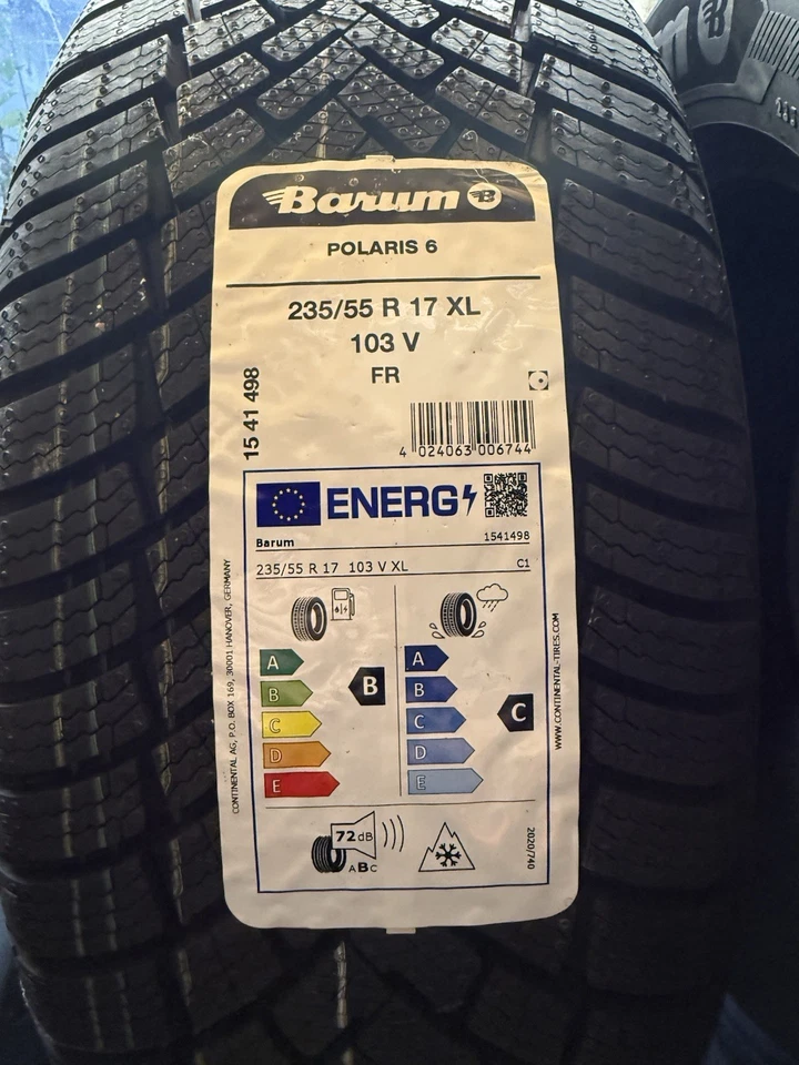 Neue Barum Winterreifen 235/55  17 - Bild 4 von 4
