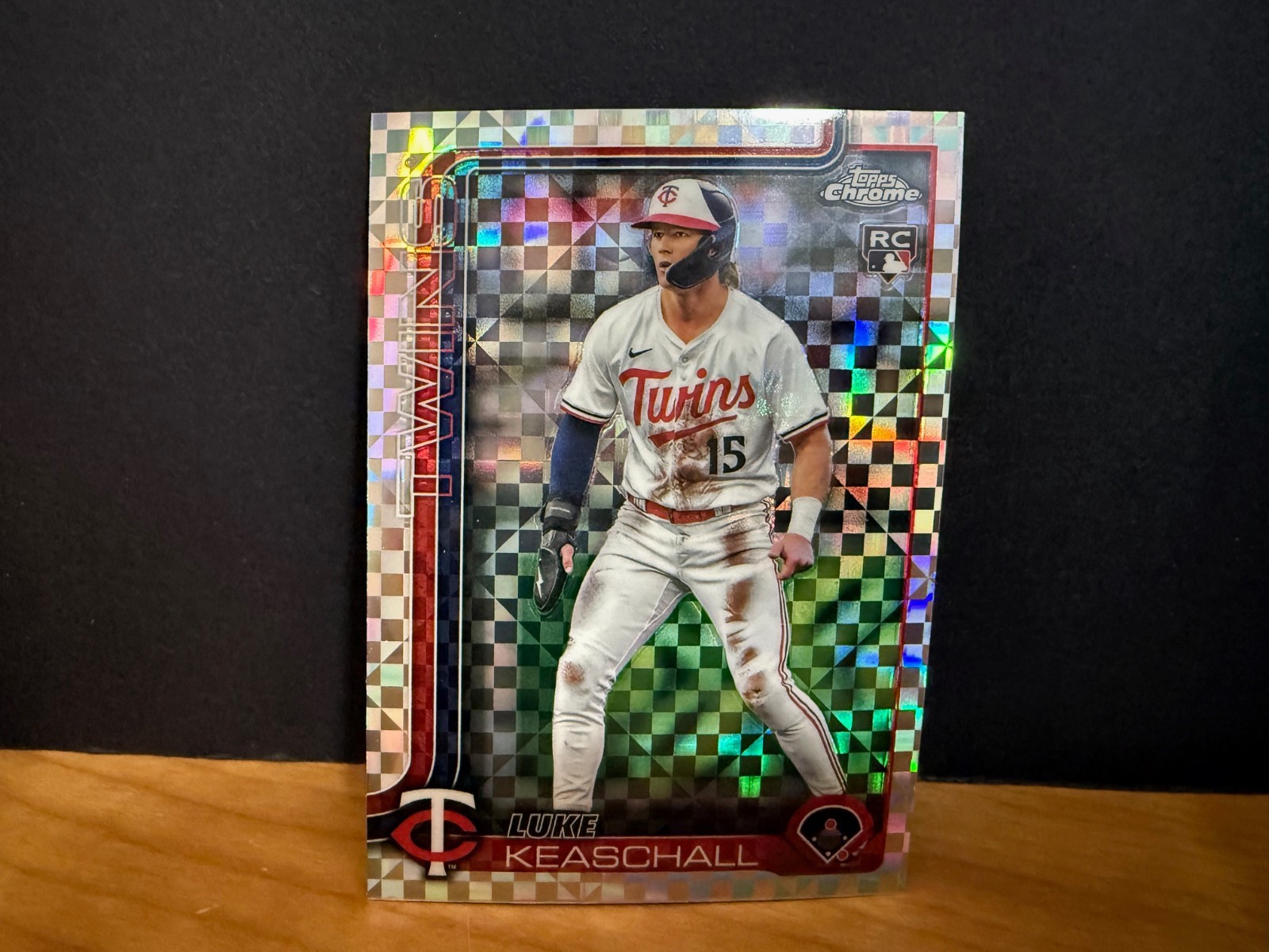 Luke Keaschall 2025 Topps Chrome Update RC X-Fractor Twins #USC106 Nice Shape!