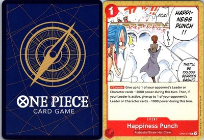 Happiness Punch OP04-017 Common Kingdoms of Intrigue One Piece Near Mint