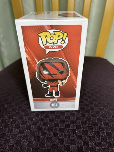 Funko Pop! WWE Kane Hell In A Cell With Pin #164 Special Edition Vinyl Figure - Picture 6 of 8