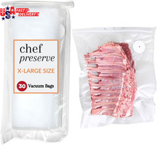 Reusable Vacuum Sealer Bags for Food   30 Bpa-Free XL Large 12 X 20 In Food St