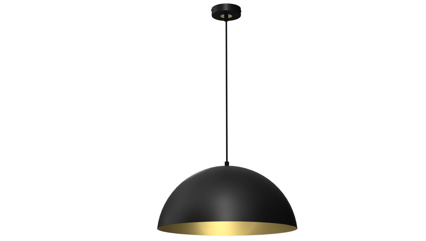 Pendant Light BETA BLACK/GOLD 1xE27 45cm MLP7973