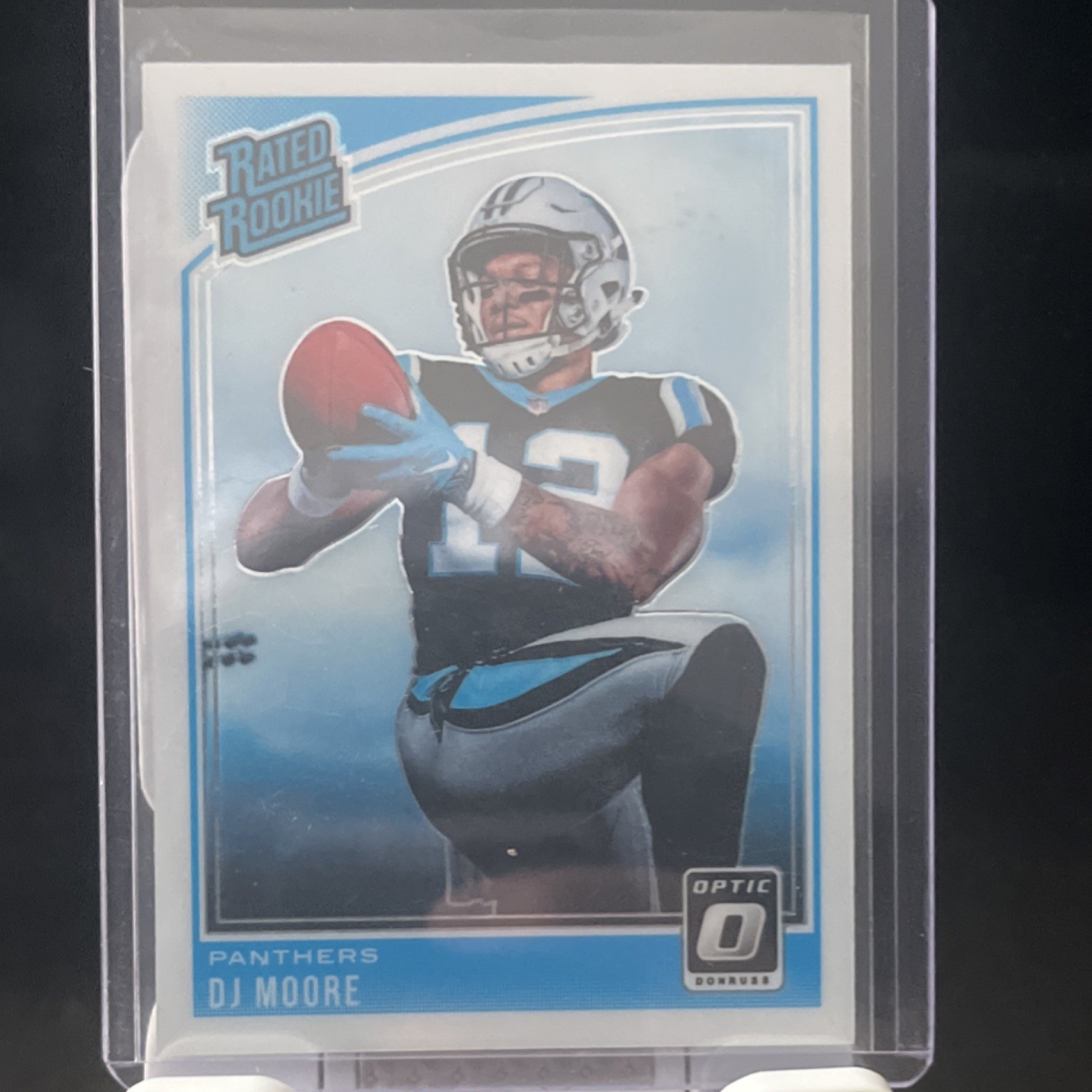 Donruss 2018 Optic DJ Moore Rated Rookie #166 Carolina Panthers NFL Football
