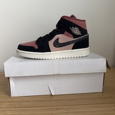 Nike Air Jordan 1 Mid Canyon Rust / Particle Beige Brown Size 4 UK 6.5 W 