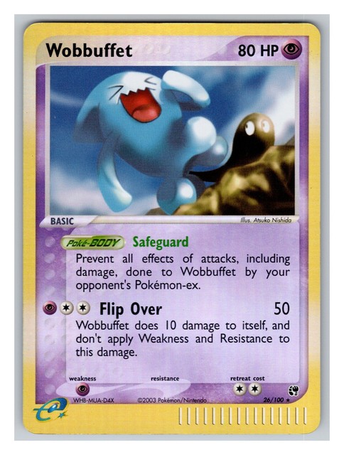Wobbuffet [Reverse Holo] #26 (Sandstorm (2003))