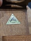 VINTAGE DOLLHOUSE MINIATURE WOOD DINING ROOM TABLE OPENING 3.5” TOP DIAMETER — photo 7
