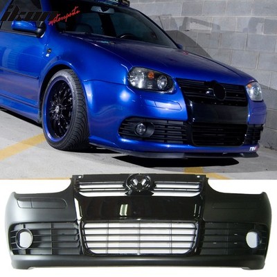Fits 99-04 VW Volkswagen Golf MK4 R32 Style PP Front Bumper Conversion Cover