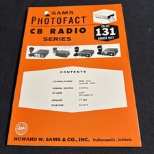 SAMS Photofact CB Radio Series Manual CB 131 August 1977