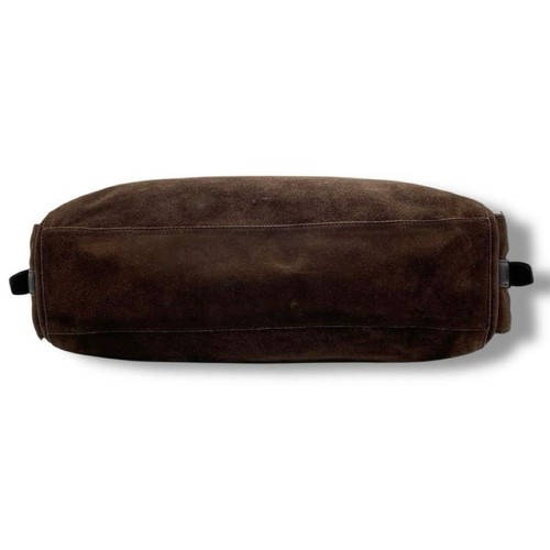 GIVENCHY Borsa a mano tote borsetta 4G scamosciata marrone autentica - Foto 3 di 24